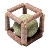 Triol Игрушка для кошек из мататаби "Куб с кошачьей мятой", 40мм, серия NATURAL