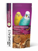 MIKIMEALS Корм для волнистых попугаев в период линьки, 800 г 