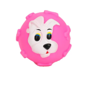 Чистый котик Игрушка для собак Мяч собачка из винила 9 см