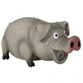 Trixie Игрушка для собак "Свинка со щетиной", 21 см