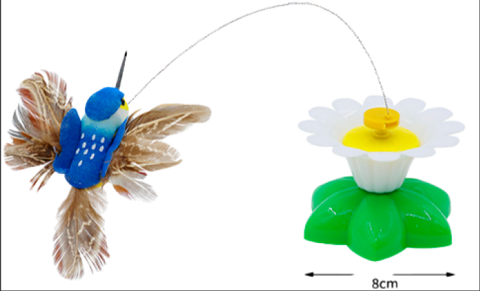 Россия DMQ001 Автоматическая вращающаяся кошачья дразнилка-летающая птица