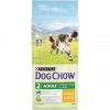 Purina DOG CHOW для взрослых собак старше 1 года с курицей,14 кг, 2,5 кг