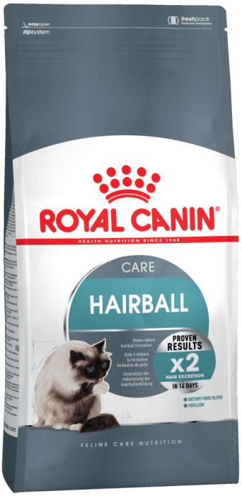 Royal Canin Intense Hairball Care, Диетический сухой корм для взрослых кошек, для выведения комочков шерсти из ЖКТ,400 гр, 2 кг, 10 кг, 4 кг