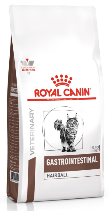 Royal Canin Гастро-Интестинал Хэйрбол Контрол,400 гр, 2 кг