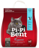 Pi-Pi-Bent Классик, наполнитель для кошек, комкующийся, 5 кг