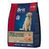 Brit Premium Adult Large and Giant с курицей для взрослых собак крупных и гигантских пород (25–90 кг),3 кг, 15 кг, 8 кг