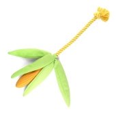 Triol Игрушка для собак из латекса "Кукуруза с веревкой", 165/445мм