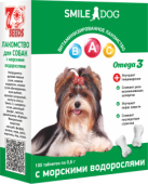 Smile Dog Лакомство для собак, с морскими водорослями, 100 т., 60 г