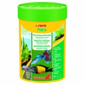 Sera Корм для рыб растительный в хлопьях FLORA 100 мл 22г