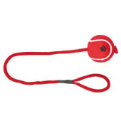 Trixie Игрушка Теннисный мяч с веревкой, 28 см