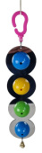 Данко-Зоо Игрушка для попугаев на зеркале с колокольчиком "4 шарика" 36 см