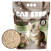 Cat Step Wood Original наполнитель комкующийся древесный, 5 л