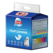 Cliny Подгузники для собак и кошек 5-10 кг, размер M, 9 штук