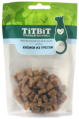 TiTBiT Кубики из трески для кошек Рыбные лакомства 60 г