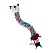 GiGwi Игрушка для собак Кот с пищалкой с хрустящей шеей