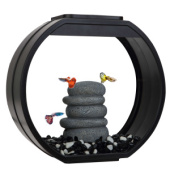 AA-Aquarium Аквариум "Deco O Mini UPG", 10л, черный, 33,4*14,2*31 см