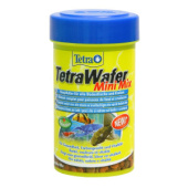 Tetra Wafer Mix Mini Корм для всех мелких донных рыб, мини-чипсы, 100 мл