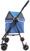 IBIYAYA Astro Mini Pet Buggy, коляска для собак и кошек, синяя, вес питомца до 10 кг