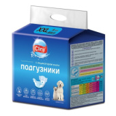 Cliny Подгузники для собак и кошек 25-40 кг, размер XXL, 6 штук