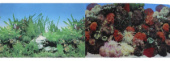 PRIME Фон для аквариума двухсторонний КораФон для аквариума двухсторонний Кораллы/Растительный 30*60 см