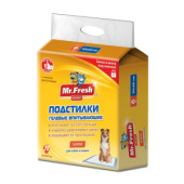 Mr.Fresh Super, Супервпитывающие пеленки, 90*60 см, 6 шт.