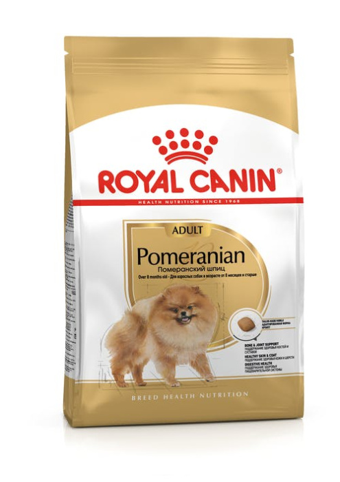 Royal Canin Adult, сухой корм для взрослых собак породы Померанский шпиц,500 гр, 1,5 кг