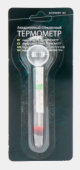 BARBUS Термометр стеклянный толстый с присоской в блистере, 12 см