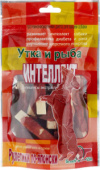 Грин Кьюзин Лакомство для собак ИНТЕЛЛЕКТ, Сушеное утиное мясо на сурими, 80 г