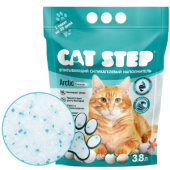 Cat Step Arctic Breeze, наполнитель впитывающий силикагелевый, 3,8 л