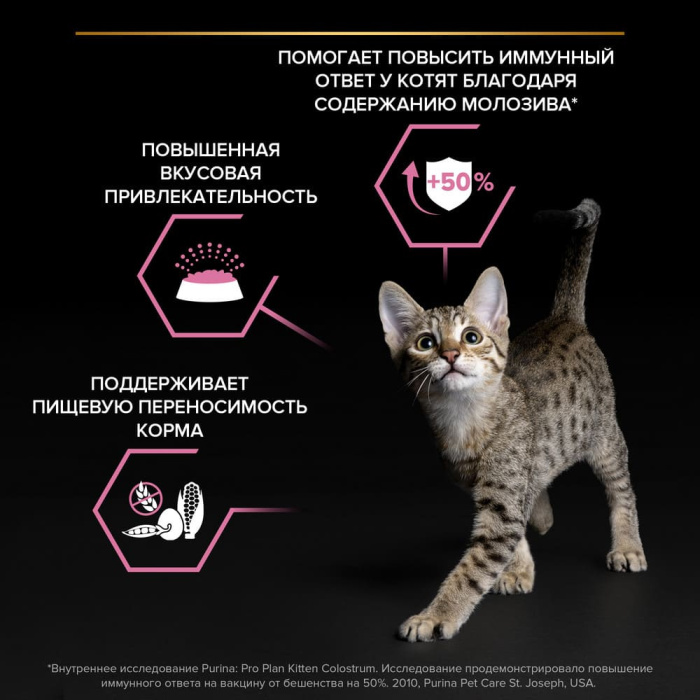 Pro Plan Delicate Digestion, АКЦИЯ, для котят с чувствительным пищеварением c индейкой 1,5 кг + 400 г