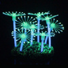 GLOFISH Флуоресцентная аквариумная декорация GLOXY «Анемон» 8.5x7x9.5 см