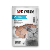 For Friends лакомство для кошек «Монетки из креветки» 50 г