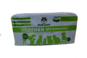 Петэксперт Пеленка для животных с суперабсорбирующим слоем, 60*60 см, 30 шт в упаковке