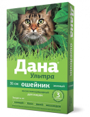 Apicenna Дана Ультра Ошейник против клещей и блох для кошек 35см (Зеленый, FNG1080155ARU)