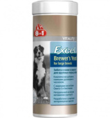8in1 Excel Brewer's Yeast for large breed витамины с пивными дрожжами для собак крупных пород, 80 таблеток