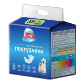 Cliny Подгузники для собак и кошек 2-4 кг, размер XS, 11 штук