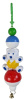 Данко-Зоо Игрушка для попугаев на тросике с колокольчиком "Капитошка" 29 см