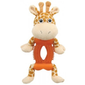 Zolux Игрушка плюшевая для собак "Жираф", 17 см