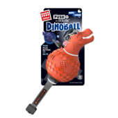 GiGwi Игрушка для собак Динобол Т-рекс с отключаемой пищалкой,оранжевый