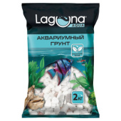 Laguna AQUA Грунт "Бело-розовый меланж", 3-4 мм, 2 кг