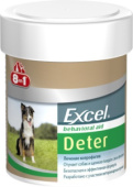 8in1 Excel Deter Coprophagia, От поедания фекалий, для отучения собак и щенков, 100 таб.