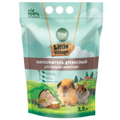 Triol Наполнитель для мелких животных древесный 4мм, 3,5л, серия LITTLE VILLAGE