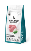 BOWL WOW Корм сухой для собак мелких пород с индейкой, рисом и добавлением розмарина, 800 г