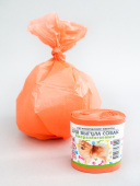 Avikomp Биоразлагаемые пакеты для выгула собак, ПНД, 18х30 см, 20шт, рулон, оранжевые Showbox