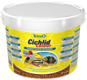 Tetra Cichlid Colour Корм для всех видов цихлид для улучшения окраса, 10 л