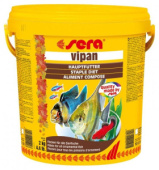 Sera Vipan Корм для всех видов декоративных рыб, крупные хлопья 10 л 2 кг