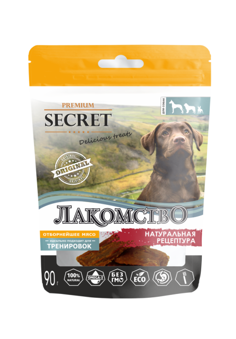 Secret Лакомство для собак филе утки, 90 г