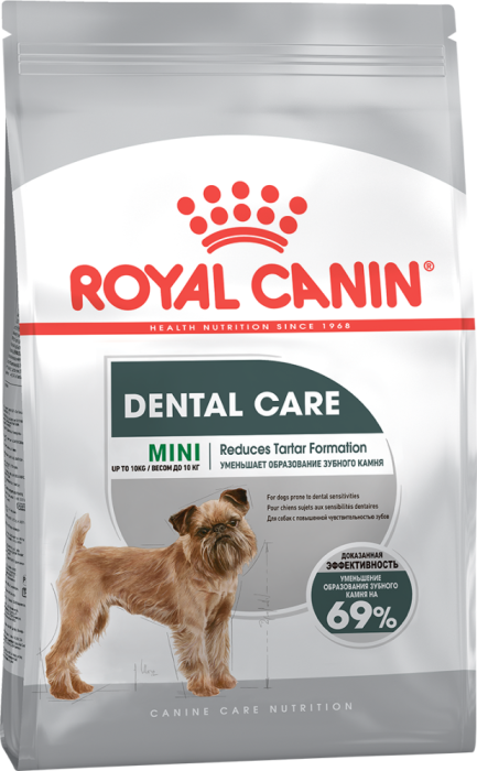 Royal Canin Mini Dental Care, сухой корм для взрослых собак мелких пород, с повышенной чувствительностью зубов,1 кг