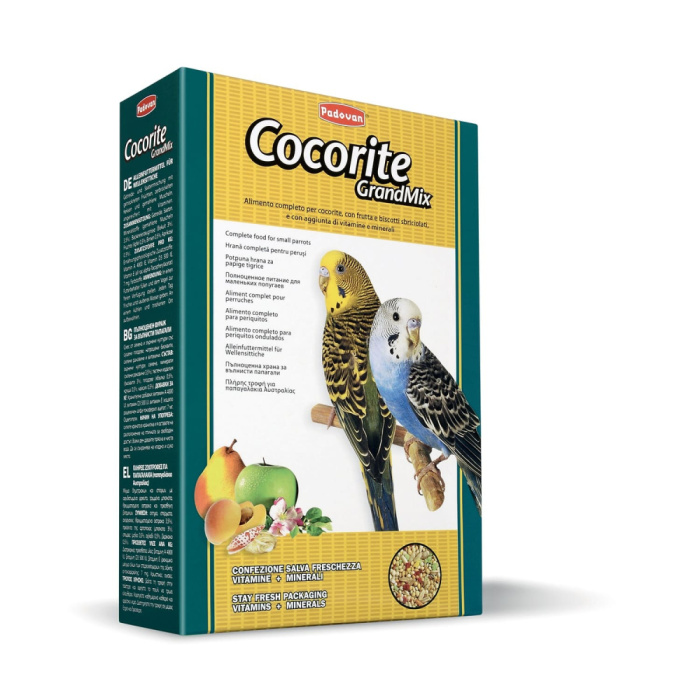 Padovan Grandmix Cocorite корм для волнистых попугаев,1 кг, 400 гр