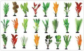 BARBUS Шелковое растение в ассортименте 30 см Plant 070/30 шелк